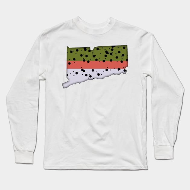 Connecticut Trout Long Sleeve T-Shirt by somekindofguru